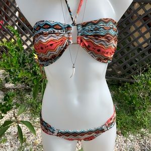 Boys + Arrows Multicolor Patterned Bikini